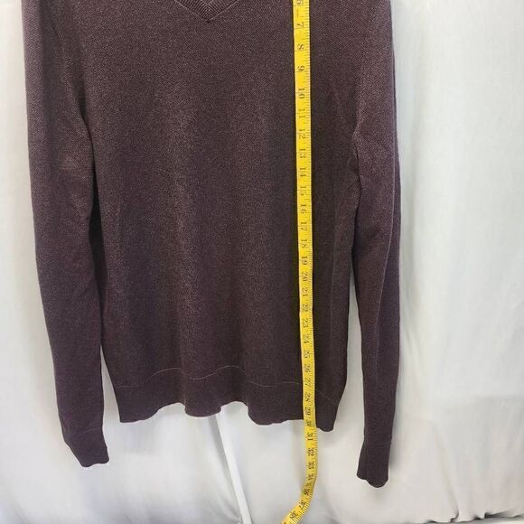 Banana Republic Sweater Mens Medium V Neck Pullover Luxury Blend Silk Casual Siz - Picture 3 of 9